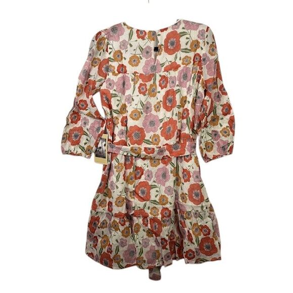 NEW! Birds of Paradis by Trovata Poppy Print Nia Dress Floral Print Size Small - Picture 7 of 14